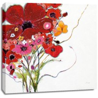 Jan Griggs - Crazy Daisy on White