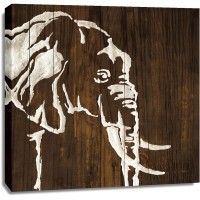 Chris Paschke - White Elephant on Dark Wood