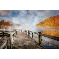 Celebrate Life Gallery - Dancing Fog At The Lake