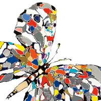 Aziz Kadmiri - Papillon In Silver