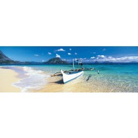 Fishing Boat Moored on the Beach