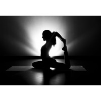 Ratchel Wood - Woman doing yoga  