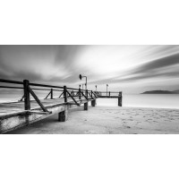 Dianna Luca - Wooden Jetty Grey Skies  