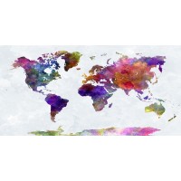Imrich Edvard - Water Color World Map  