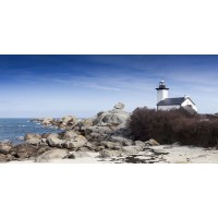 Jim Budd - Lighthouse on Rocks  