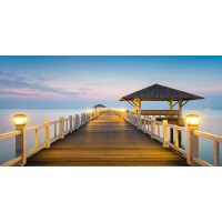 Anastasia Myron - Wooden Bridge on lake  