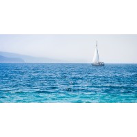Jimi French - Sailboat moving in the sea  