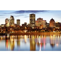 Cheryl McKenny - Montreal Skyline At Dusk, Canada  
