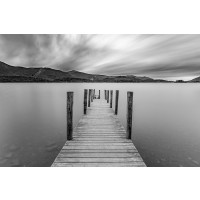 Sebastien Pine - Long Wooden Jetty At Derwentwater  