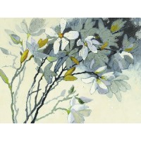 Shirley Novak - Magnolia Yellow Gray 