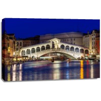 Bernard Zinth - Venice, Night of Rialto Bridge  