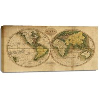 Ioannu Jude - Vinatage World Map  