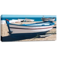 Aminah Muhsina - Old fishing Boat on Beach  