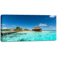 Dolores Flowers - Wooden Hut on Tropical Beach  