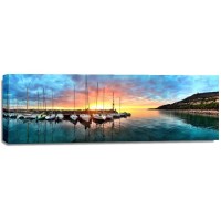 Stuart Barnes - Magical Sunset at Harbor  