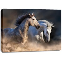 Edith Leanne - Horses - Running at Dusk  