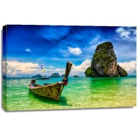 Angelica Roadoslav - Long Tail Boat On Beach  