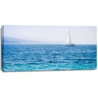 Jimi French - Sailboat moving in the sea  