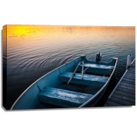 Tim Clarkson - Fishing Boat On Tranquil Lake  