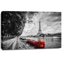 Pero Roshni - Eiffel Tower Over Seine River In Paris  