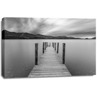 Sebastien Pine - Long Wooden Jetty At Derwentwater  