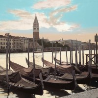 Alan Blaustein - Campanile Vista with Gondolas - 1