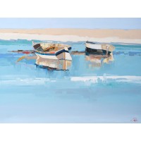 Craig Trewin Penny - Moorings at Low Tide, Aspendale