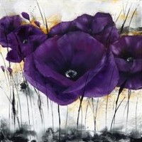 Isabelle Zacher-Finet - Pavot Violet III  