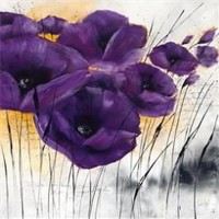 Isabelle Zacher-Finet - Pavot Violet IV  