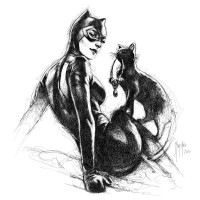 Patrice Murciano - Scribble - Catwoman