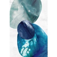 Emma Peal - Organic Blue Rocks I