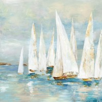 Allison Pearce - White Sailboats
