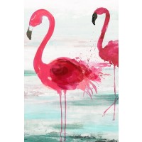 Aimee Wilson - Beach Flamingoes