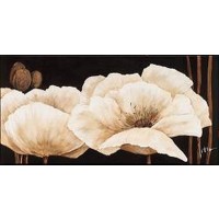 White flowers painting  