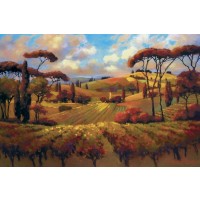 Janet Vanderhoof - Evening Vineyard  