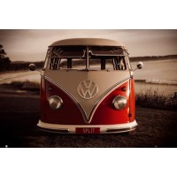 VW Red Kombi  