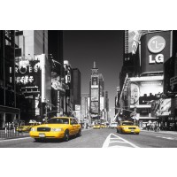 Times Square - Yellow cab  