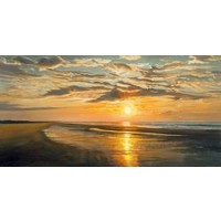 Sunset Over the Sea  