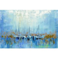 Silvia Vassileva - Boats in the Harbor I
