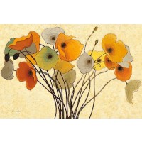 Shirley Novak - Pumpkin Poppies I  