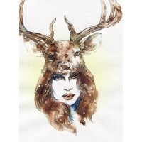 Woman Wearing a Mask 