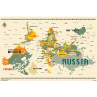World Map - Upside Down