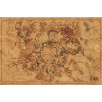 The Legend of Zelda - Breath of The Wild - Hyrule Map