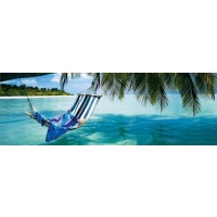Anna McCormick - Hammock on Tropical Beach