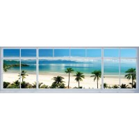 Nicolina Naiara - Tropical Beach Window