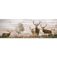 Deer - Mosaic on Barn Wood