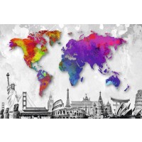 World Map - Wonders