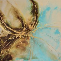 Caroline Ashwood - Autumn Lotus I  