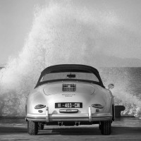 Gasoline Images - Ocean Waves breaking on Vintage Beauties  (detail 2)