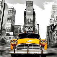Julian Laurent - Taxi in Time Squares, NYC